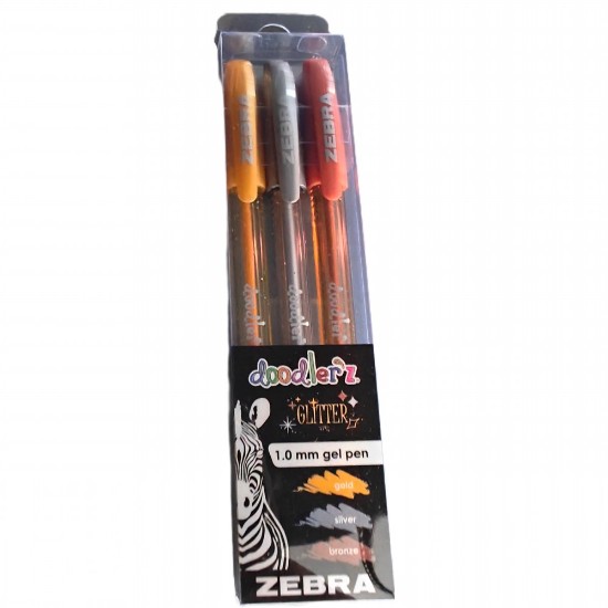 Εικόνα της 3 Gel Doodler'z Glitter 1,0 - Διαφόρων Στυλό