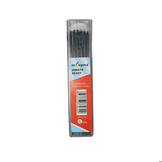 Picture of 6 black mechanical pencil tips