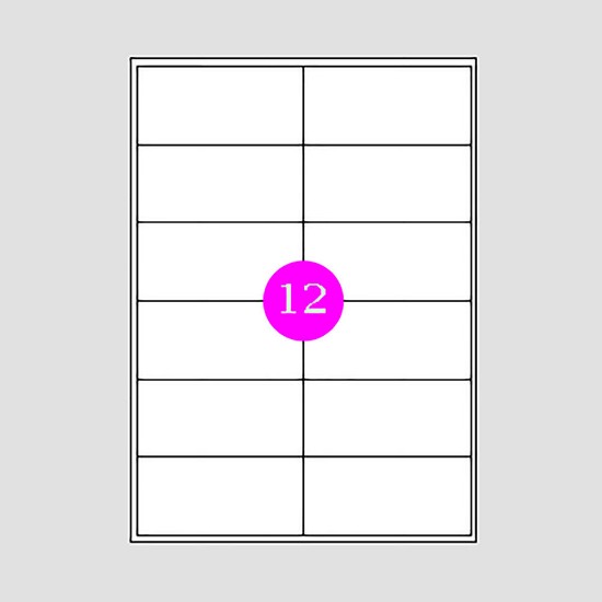 Picture of Adhesive Labels 97x42,4 [12]