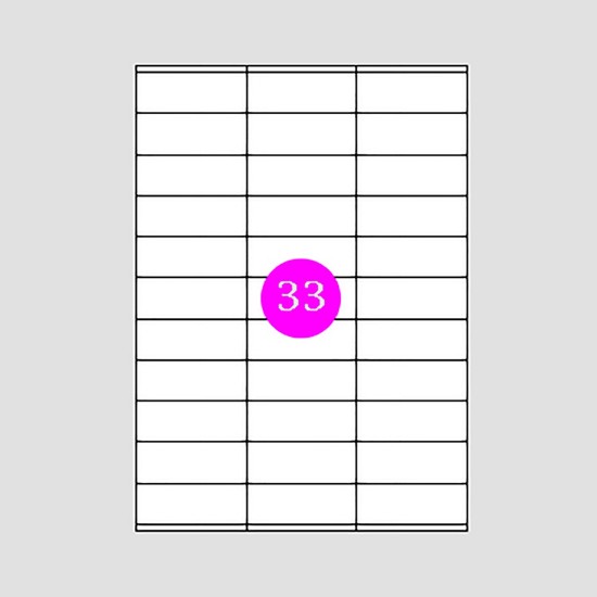 Picture of Adhesive Labels 70x25 [33]