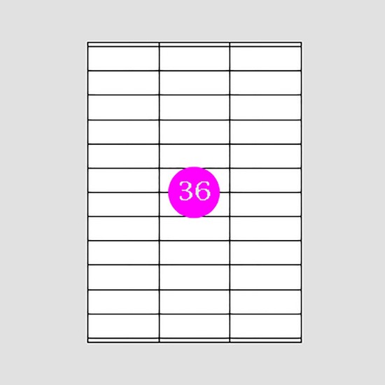 Picture of Adhesive Labels 70x23 [36]