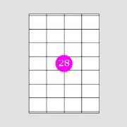 Picture of Adhesive Labels 52,5x41 [28]