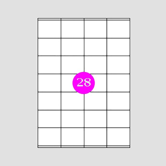 Picture of Adhesive Labels 52,5x41 [28]