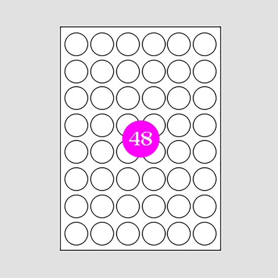 Picture of Adhesive Labels Φ30 (48)